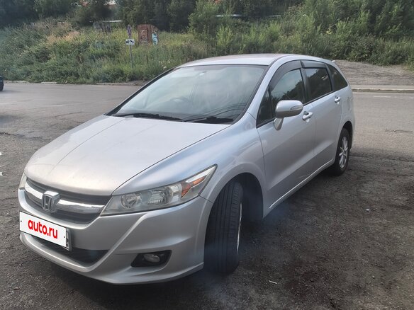 2009 Honda Stream II Рестайлинг, серебристый, 1000000 рублей