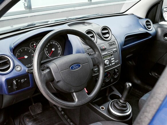 2007 Ford Fiesta Mk5, синий - вид 12