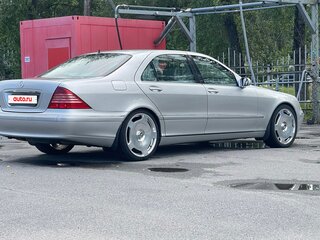 2004 Mercedes-Benz S-Класс 350 Long IV (W220) Рестайлинг, серебристый, 1100000 рублей, вид 2