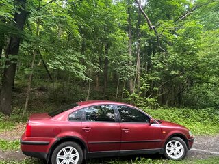 1997 Volkswagen Passat B5, красный, 360000 рублей, вид 5