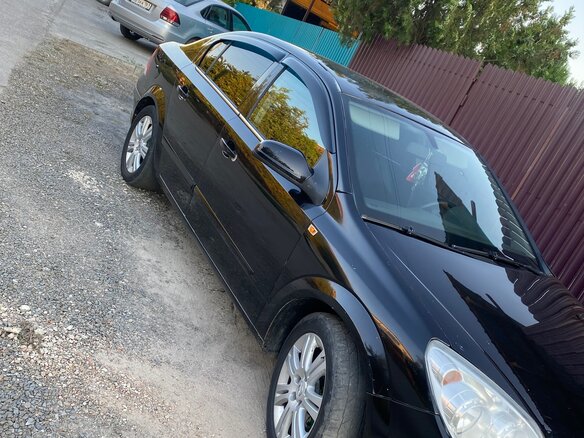 2008 Opel Astra H Рестайлинг, чёрный, 305000 рублей