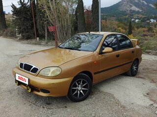 2003 Daewoo Lanos, золотистый, 320000 рублей, вид 2
