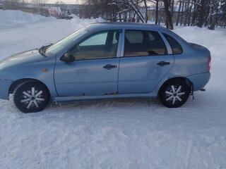 2007 Lada (ВАЗ) Kalina I, серый, 110000 рублей, вид 4