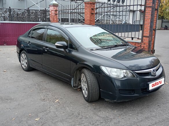 2008 Honda Civic VIII Рестайлинг, чёрный, 900000 рублей - вид 1