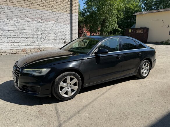 2015 Audi A6 IV (C7) Рестайлинг, чёрный, 1900000 рублей - вид 1