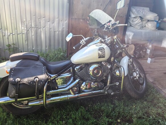 2000 Yamaha XVS400 Drag Star, белый, 350000 рублей - вид 4