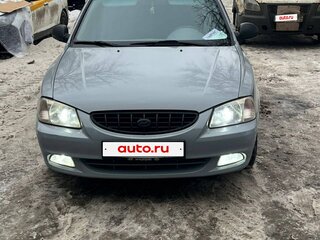 2003 Hyundai Accent II, серебристый, 260000 рублей, вид 1