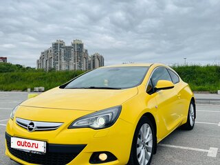 2012 Opel Astra GTC J Рестайлинг, жёлтый, 820000 рублей, вид 4