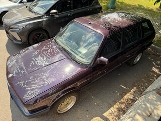 1993 BMW 3 серии 316i II (E30), фиолетовый, 800000 рублей, вид 2