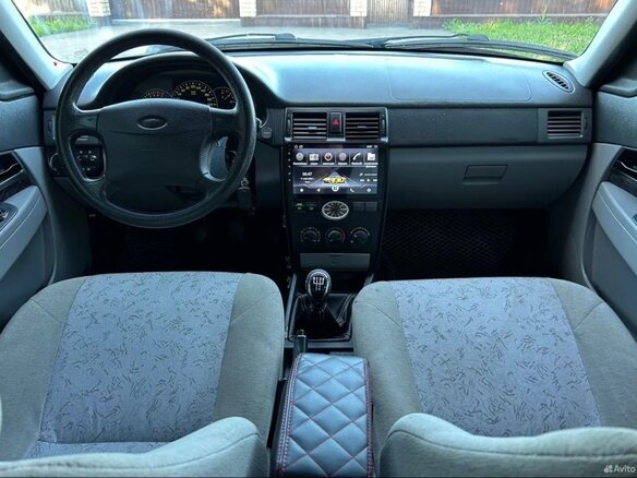 2009 Lada (ВАЗ) Priora I, чёрный, 255000 рублей - вид 6