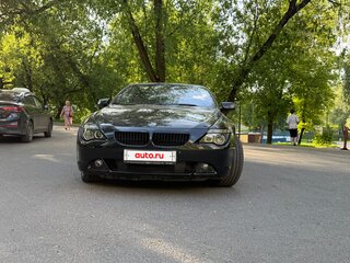 2004 BMW 6 серии 645i II (E63/E64), чёрный, 1050000 рублей, вид 1