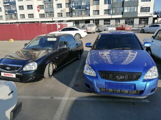 2017 Lada (ВАЗ) Priora I Рестайлинг, синий, 950000 рублей, вид 3