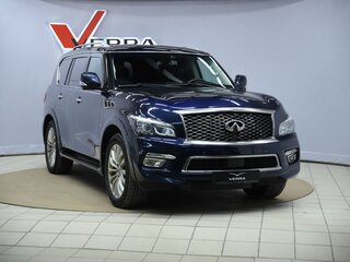2014 Infiniti QX80 I Рестайлинг, синий, 2490000 рублей, вид 3