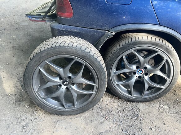 2005 BMW X5 4.8is I (E53) Рестайлинг, синий - вид 10