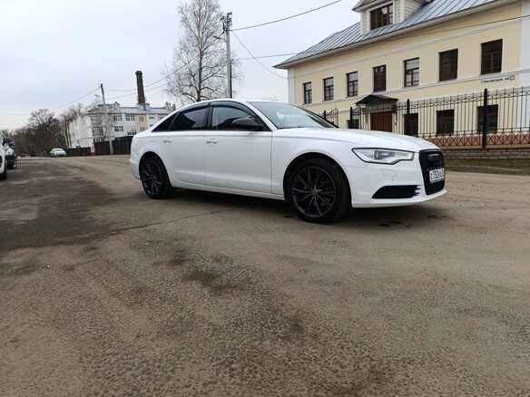 2012 Audi A6 IV (C7), белый, 1595000 рублей - вид 1