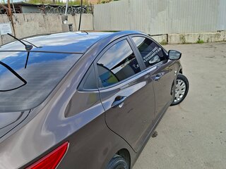 2015 Hyundai Solaris I Рестайлинг, коричневый, 1170000 рублей, вид 3
