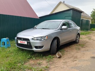 2009 Mitsubishi Lancer X, серебристый, 510000 рублей, вид 1