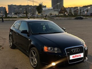 2007 Audi A3 II (8P) Рестайлинг 1, чёрный, 650000 рублей, вид 2