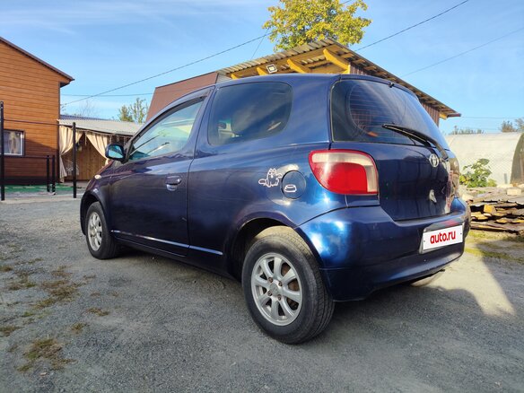 1999 Toyota Vitz I (P10), синий - вид 5