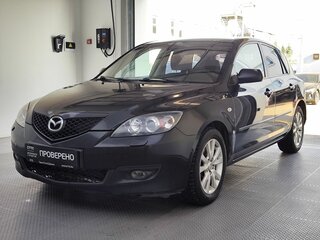 2007 Mazda 3 I (BK) Рестайлинг, чёрный, 480000 рублей, вид 1