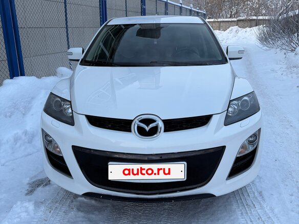 2011 Mazda CX-7 I Рестайлинг, белый, 950000 рублей - вид 1