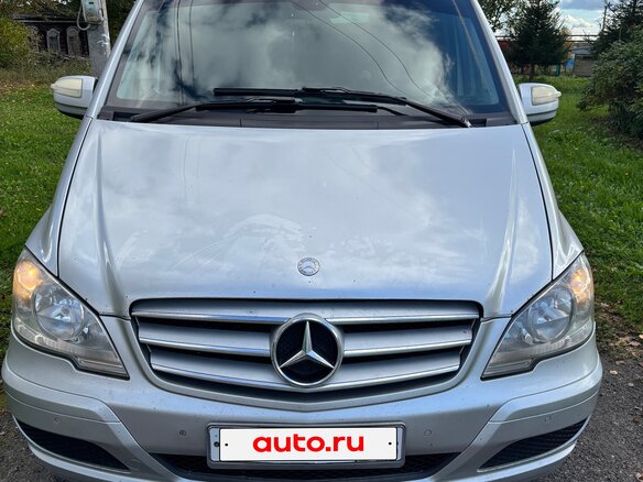 2014 Mercedes-Benz Viano Long L2 I (W639) Рестайлинг, серебристый, 1750000 рублей