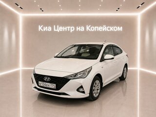2021 Hyundai Solaris II Рестайлинг, белый, 1399000 рублей, вид 1