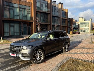 2020 Mercedes-Benz GLS 400 d II (X167), серый, 9100000 рублей, вид 4