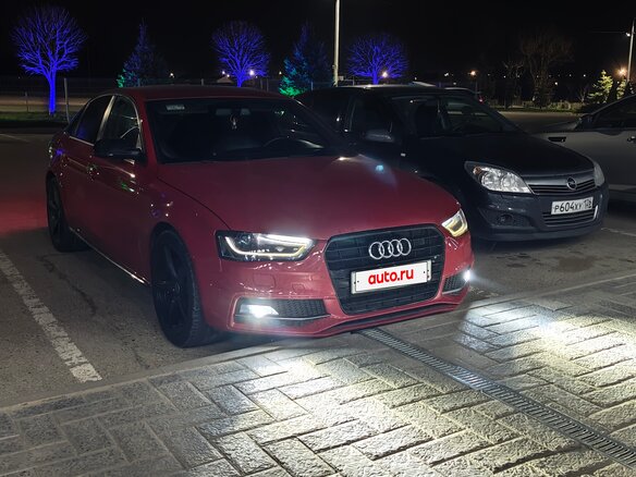 2014 Audi A4 IV (B8) Рестайлинг, красный, 1800000 рублей - вид 14