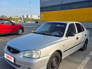 2005 Hyundai Accent ТагАЗ II, серебристый, 320000 рублей, вид 2