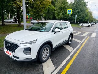 2018 Hyundai Santa Fe IV, белый, 2200000 рублей, вид 2