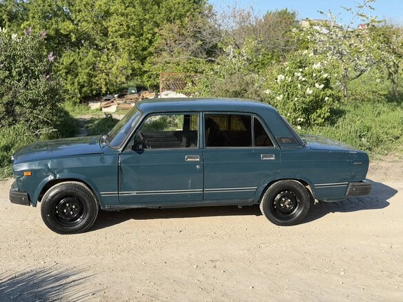 2004 Lada (ВАЗ) 2107, синий, 120000 рублей - вид 4