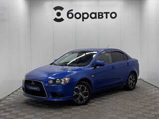 2012 Mitsubishi Lancer X Рестайлинг, синий, 700000 рублей, вид 2