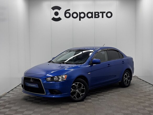 2012 Mitsubishi Lancer X Рестайлинг, синий, 700000 рублей - вид 1