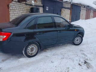 2014 Lada (ВАЗ) Granta I, чёрный, 220000 рублей, вид 5