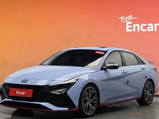 2022 Hyundai Avante VII, голубой, 1457000 рублей, вид 1