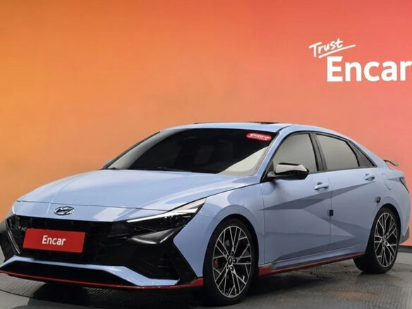 2022 Hyundai Avante VII, голубой