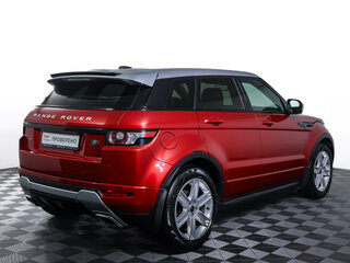 2012 Land Rover Range Rover Evoque 6-speed I, красный, 1608000 рублей, вид 5