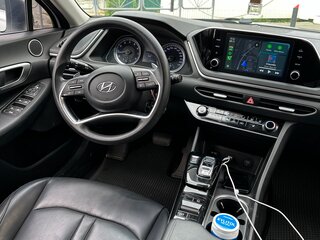 2019 Hyundai Sonata VIII (DN8), белый, 1700000 рублей, вид 3