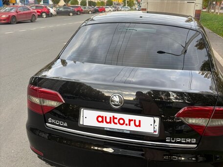 2014 Skoda Superb DSG II Рестайлинг, чёрный, 1100000 рублей, вид 3