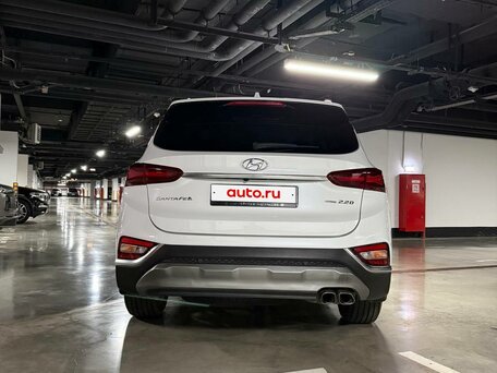 2018 Hyundai Santa Fe IV, белый, 3500000 рублей, вид 3