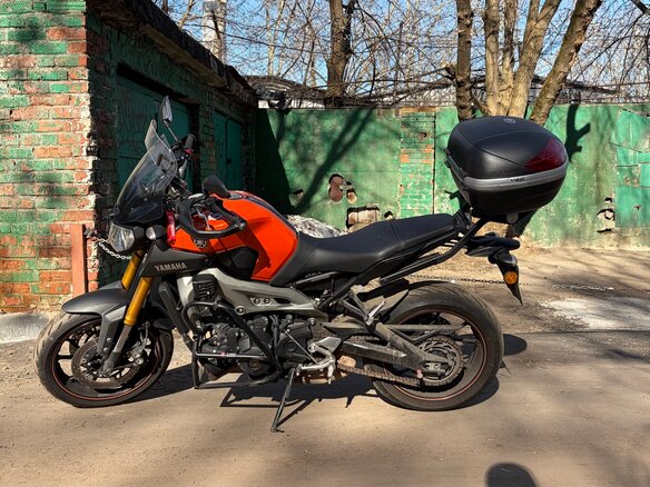 2014 Yamaha MT-09 (FZ-09), оранжевый, 780000 рублей - вид 5