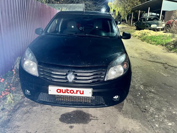 2010 Renault Sandero I, серый, 350000 рублей