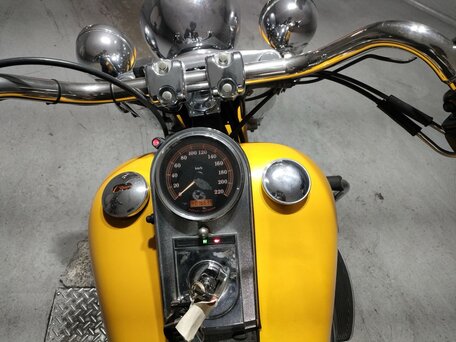 2007 Harley-Davidson Fat Boy, жёлтый, 728000 рублей, вид 5
