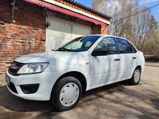 2016 Lada (ВАЗ) Granta I, белый, 405000 рублей, вид 1