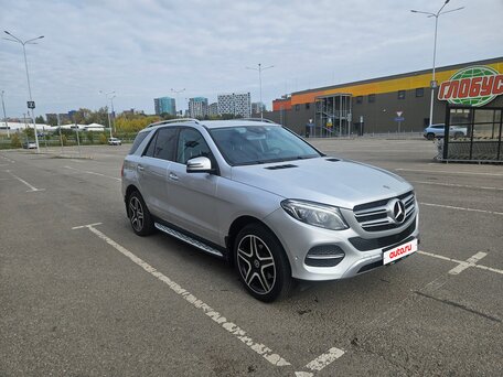 2017 Mercedes-Benz GLE 350 d I (W166), серебристый, 3300000 рублей, вид 3