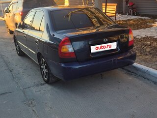2007 Hyundai Accent ТагАЗ II, синий, 430000 рублей, вид 2