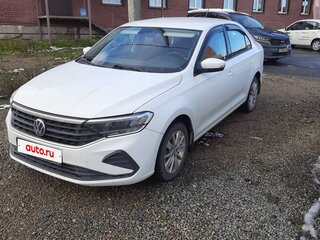 2021 Volkswagen Polo VI, белый, 1550000 рублей, вид 2