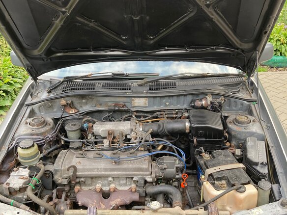 1993 Toyota Starlet IV (P80), серый - вид 9