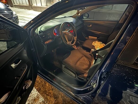 2016 Kia Rio III Рестайлинг, синий, 870000 рублей - вид 6